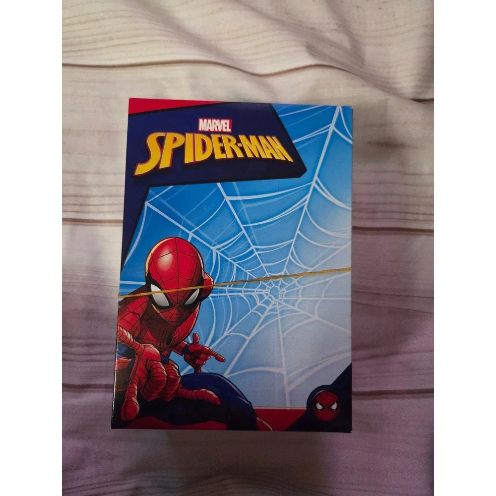 Marvel Spider-Man Kids Light Up High Top Sneakers Black Red Size 12
